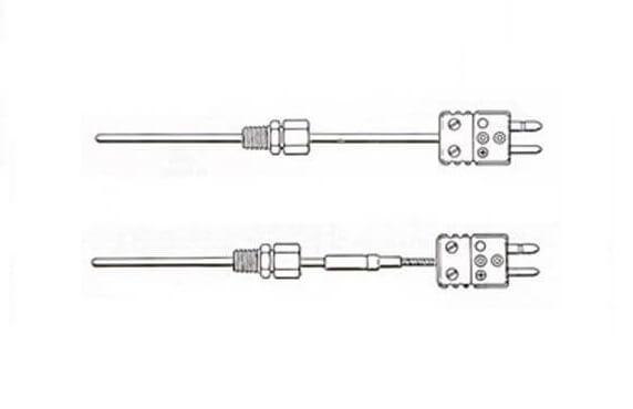METAL SHEATHED THERMOCOUPLES
