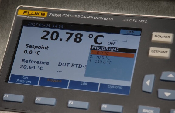 Fluke 7109A calibration bath indicator