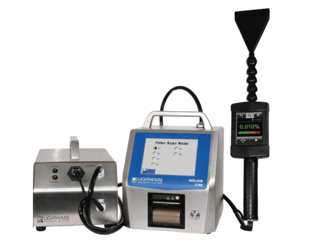 Lighthouse particle counter Filtertest