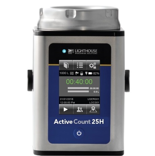 portable microbial air sampler ActiveCount 25H